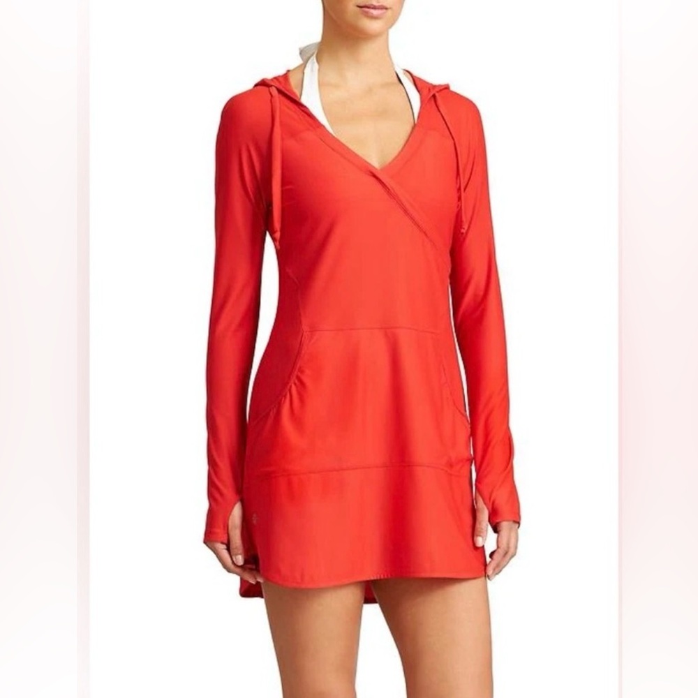 Athleta Bright Pink Swim Cover-Up M